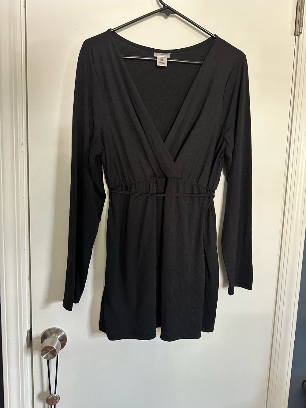 Motherhood Maternity Black Long Sleeve Size XL
